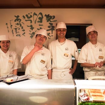 Shiro's - The awesome crew. 11/2015 - Sushi Bars Near Me - Seattle, Washington