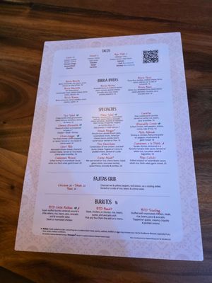 Menu photo 5 Bandidos Lynchburg, VA