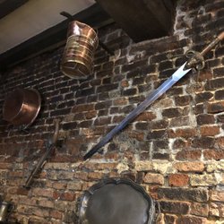 Au Bon Fermier - Just some of the decor in the restaurant. And possibly a way of discouraging arguments