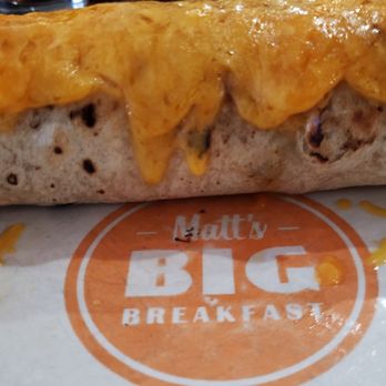 Matt's Big Breakfast - The Big Papa breakfast burrito with potatoes, pinto beans, and enchilada sauce on the side - Breakfast & Brunch Near Me - Phoenix, Arizona Matt's Big Breakfast - The Big Papa breakfast burrito with potatoes, pinto beans, and enchilada sauce on the side - Breakfast & Brunch Near Me - Phoenix, Arizona