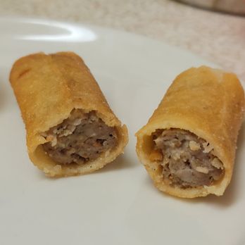 Sanwits - Lumpiang Shanghai (you get w pieces which I cut in half, so 4 of the half pieces in my photo) - Sandwiches Near Me - New York, New York