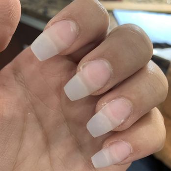 Polished Nails & Spa - The middle finger nail wasn't even the correct fit. - Nail Salons Near Me - Napa, California