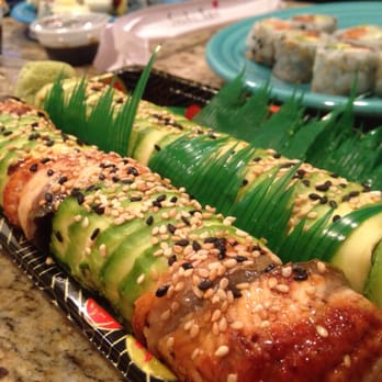Sushi Bay 17 - Their delivery is super quick and delicious! Black Dragon roll - Sushi Bars Near Me - Denver, Colorado
