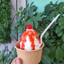 Bar Laitier Passion d'Eté - Sundae fraise du Québec