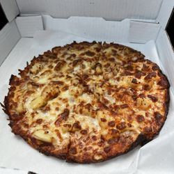 Jim's Pizza Box - Gluten free with ham and pineapple