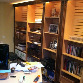 The DIY Mentor - With a little bit of creative thinking, these former Borders Books display cases finished this home office very nicely. - Special Education Near Me The DIY Mentor - With a little bit of creative thinking, these former Borders Books display cases finished this home office very nicely. - Special Education Near Me