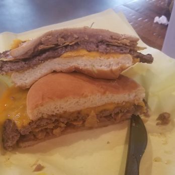 Chris Madrid's - Tostada burger - Burgers Near Me - San Antonio, Texas Chris Madrid's - Tostada burger - Burgers Near Me - San Antonio, Texas
