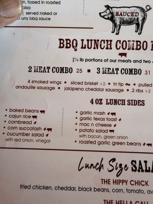Menu photo 1 Sauced BBQ & Spirits - Orange Orange, CA Menu photo 1 Sauced BBQ & Spirits - Orange Orange, CA
