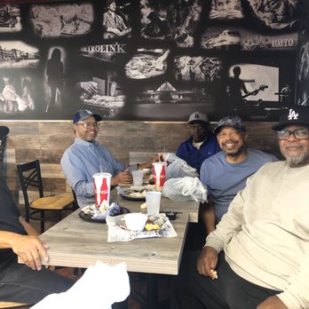 The Forum Blues Café - The brothers, Retired Old Men Eating Out (a few missing parts). - New Mexican Cuisine Near Me - Rialto, California