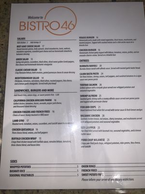 Menu photo 4 Bistro 46 Plainview, NY