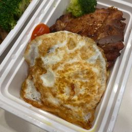 Fried Salt and Pepper Chicken Thighs Bento
