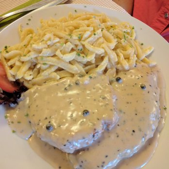Andreas Stube - Pepper cream sauce schnitzel. - German Near Me - Landstuhl, RP