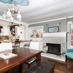 RC Builders - RC Builders built fireplace and designed diningroom