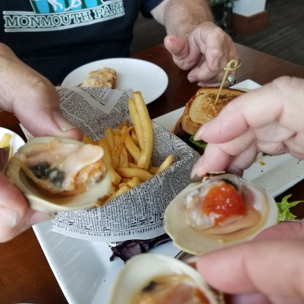 The Rum Runner - Raw clam toast lol that's how fresh and good they were! - Seafood Near Me - Sea Bright, New Jersey The Rum Runner - Raw clam toast lol that's how fresh and good they were! - Seafood Near Me - Sea Bright, New Jersey