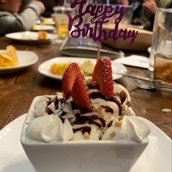 TWO60 Kitchen + Bar - Delicious birthday ice cream cake was lit! - New American Near Me - Fairfield, California TWO60 Kitchen + Bar - Delicious birthday ice cream cake was lit! - New American Near Me - Fairfield, California