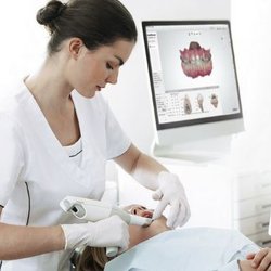 Quang Huynh, DDS, MS - Intraoral scanner - makes digital impressions for restorations.This eliminates messy, traditional impressions.