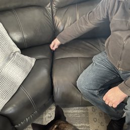 Armless recliner