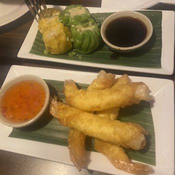Thai Elephants - 3. Shrimp in Blanket 1. Thai Dumplings - Thai Near Me - Watkins Glen, New York Thai Elephants - 3. Shrimp in Blanket 1. Thai Dumplings - Thai Near Me - Watkins Glen, New York
