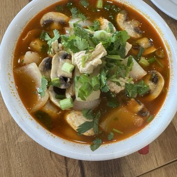 Thai Hot - Tum 8. Tom Yum Soup - not spicy or sour - Thai Near Me - Elk Grove, California