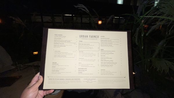 Menu photo 6 Urban Farmer Portland, OR Menu photo 6 Urban Farmer Portland, OR