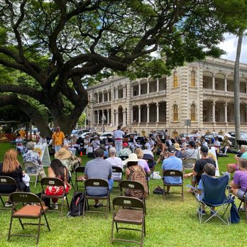 Iolani Palace - The Royal Hawaiian Band played a concert on the grounds, I was so glad we happened to be there for it. - Museums Near Me - Honolulu, Hawaii Iolani Palace - The Royal Hawaiian Band played a concert on the grounds, I was so glad we happened to be there for it. - Museums Near Me - Honolulu, Hawaii