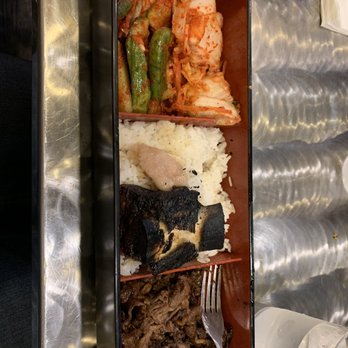 SoJu BBQ - Brisket with rice - Korean Near Me - Chicago, Illinois SoJu BBQ - Brisket with rice - Korean Near Me - Chicago, Illinois