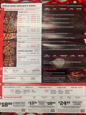 Menu photo 1 Jet's Pizza Chandler, AZ Menu photo 1 Jet's Pizza Chandler, AZ
