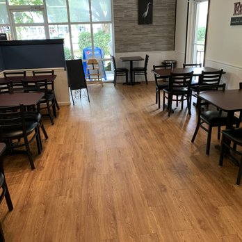 Bagel Cafe - empty tables and chairs in a restaurant - Bagels Near Me - Pawleys Island, South Carolina