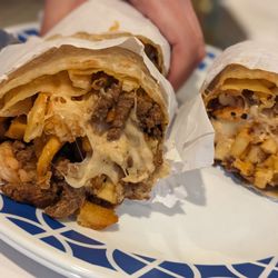 Birria's El Padrino - Surf and turf burrito