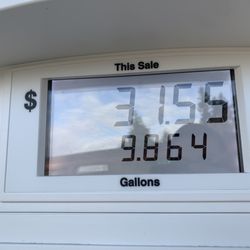 Shell - My tab for the day.
