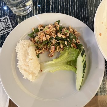 Padaek - Laab, sticky rice, veg - Thai Near Me - Falls Church, Virginia