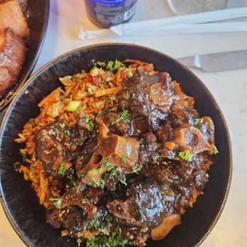 The Breakfast Club - Oxtail Fried Rice Oxtail, Assorted Veggies, Herbs & Spices - Breakfast & Brunch Near Me - Silver Spring, Maryland The Breakfast Club - Oxtail Fried Rice Oxtail, Assorted Veggies, Herbs & Spices - Breakfast & Brunch Near Me - Silver Spring, Maryland