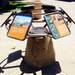 Info kiosk on local habitat & creatures Info kiosk on local habitat & creatures