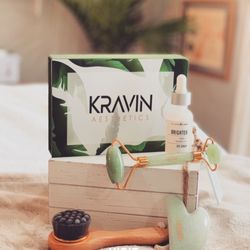 Kravin Aesthetics - Fascia Roller/Gua Sha Set on Sale Now!