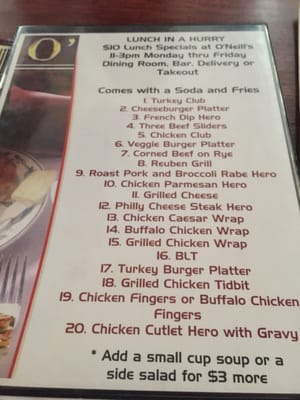 Menu photo 7 O'Neill's Maspeth, NY Menu photo 7 O'Neill's Maspeth, NY