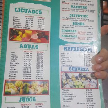 Taquería Copacabana - Menu - Mexican Near Me - León, GUA Taquería Copacabana - Menu - Mexican Near Me - León, GUA