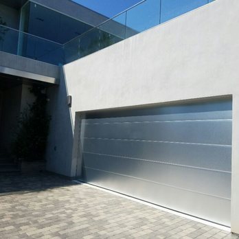 Top Notch Garage Doors - Flush, smooth brushed aluminum - Garage Door Services Near Me - Fremont, California Top Notch Garage Doors - Flush, smooth brushed aluminum - Garage Door Services Near Me - Fremont, California