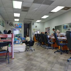Airline NailS - Shop inside booths and pedicure chairs
