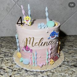 Baby shark cake