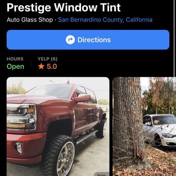 Prestige Window Tint - Original call when I scheduled the appointment - Car Window Tinting Near Me - Ontario, California Prestige Window Tint - Original call when I scheduled the appointment - Car Window Tinting Near Me - Ontario, California