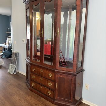 All Express Moving - Helped me move this very large china cabinet! - Movers Near Me