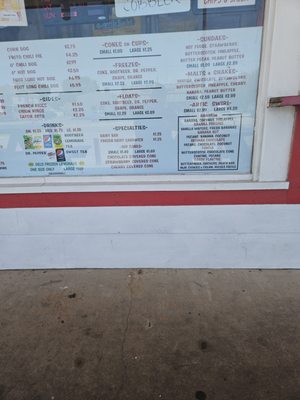 Menu photo 1 Jimmy J's Dairy Freeze Ardmore, OK