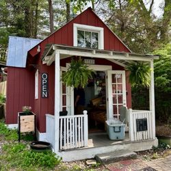 Cute little red barn, One Rock Farm & Farmacy fresh produce and more! Tucked in SE of Lot D, off Main St & Old Columbia Pije