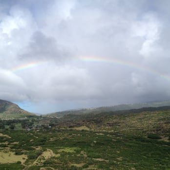 Makapu'u Point Lighthouse Trail - Rainbow! - Hiking Near Me - Honolulu, Hawaii