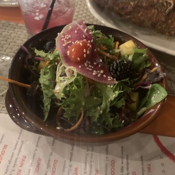 Kokomo - Side salad which came with the snapper - Caribbean Near Me - Brooklyn, New York