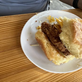 Bomb Biscuit - Glori-fried chicken biscuit (add egg/cheese and no pickle) - Breakfast & Brunch Near Me - Atlanta, Georgia Bomb Biscuit - Glori-fried chicken biscuit (add egg/cheese and no pickle) - Breakfast & Brunch Near Me - Atlanta, Georgia