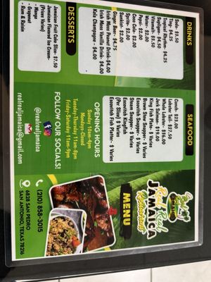 Menu photo 3 Real Real Jamaica San Antonio, TX Menu photo 3 Real Real Jamaica San Antonio, TX