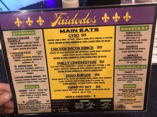 Menu photo 2 FaiDodos Sellersburg, IN Menu photo 2 FaiDodos Sellersburg, IN