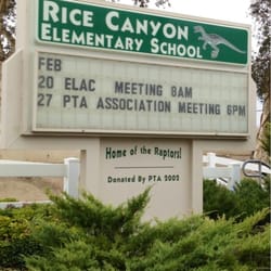 Rice Canyon Elementary School