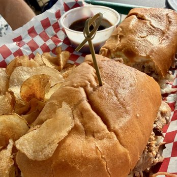 Sugarshack Downtown - French Dip, homemade chips and au jus - American Near Me - Bonita Springs, Florida Sugarshack Downtown - French Dip, homemade chips and au jus - American Near Me - Bonita Springs, Florida